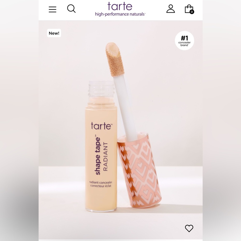 TARTE Radiant Shape Tape Concealer 12N fair neutral